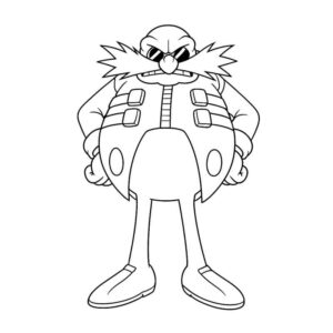 Desenho de Doutor Ivo Robotnik Desenho Colorir Imprimir 16