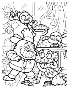 Desenho de Gumball Desenho Colorir Imprimir 04