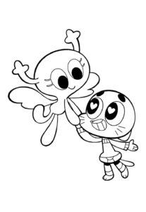 Desenho de Gumball Desenho Colorir Imprimir 13