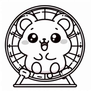 Desenho de Hamster Desenho Colorir Imprimir 26
