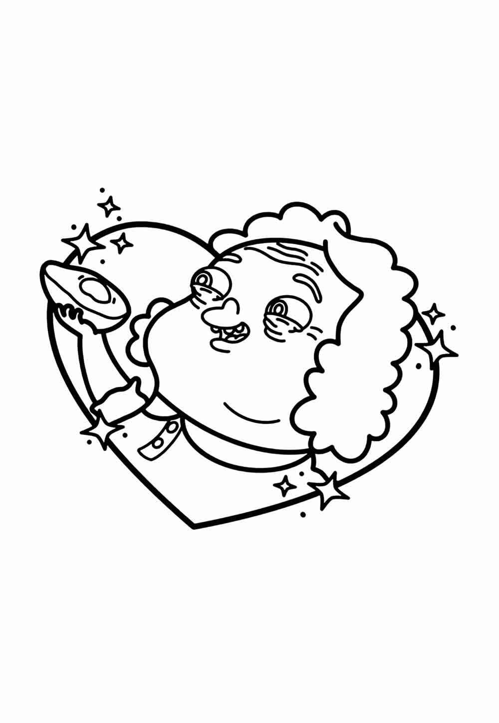 Desenho de Irmão Do Jorel Desenho Colorir Imprimir 03