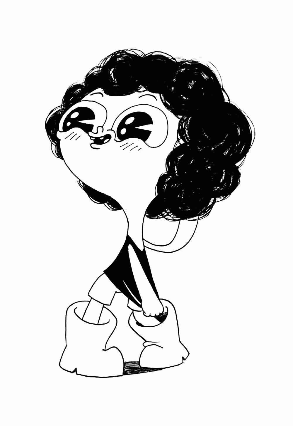 Desenho de Irmão Do Jorel Desenho Colorir Imprimir 05