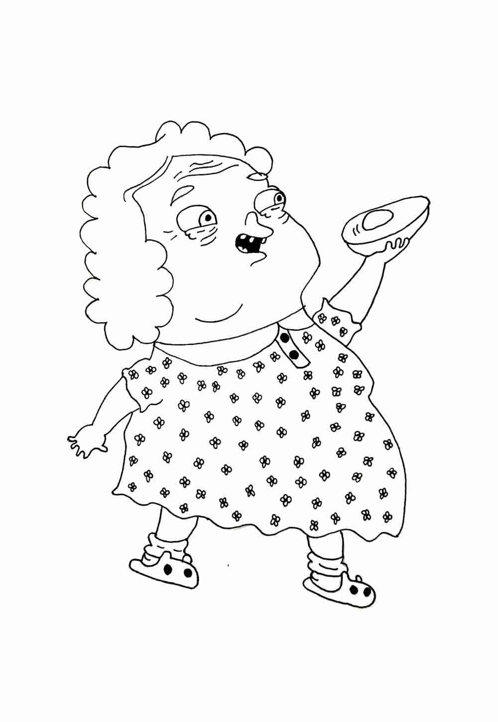 Desenho de Irmão Do Jorel Desenho Colorir Imprimir 07