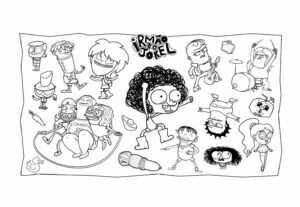 Desenho de Irmão Do Jorel Desenho Colorir Imprimir 08