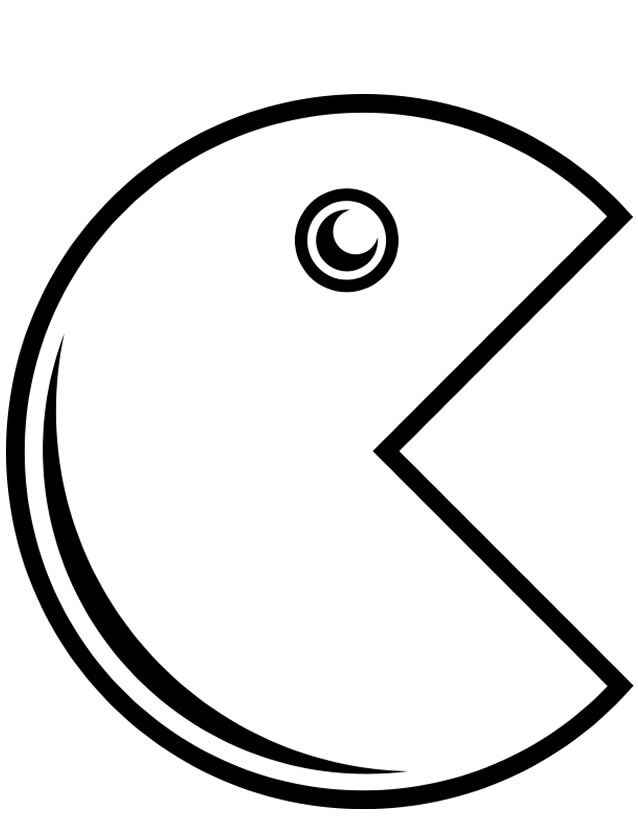 Desenho de Pacman Desenho Colorir Imprimir 17