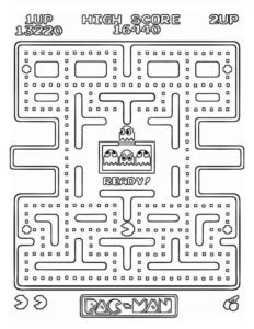 Desenho de Pacman Desenho Colorir Imprimir 20