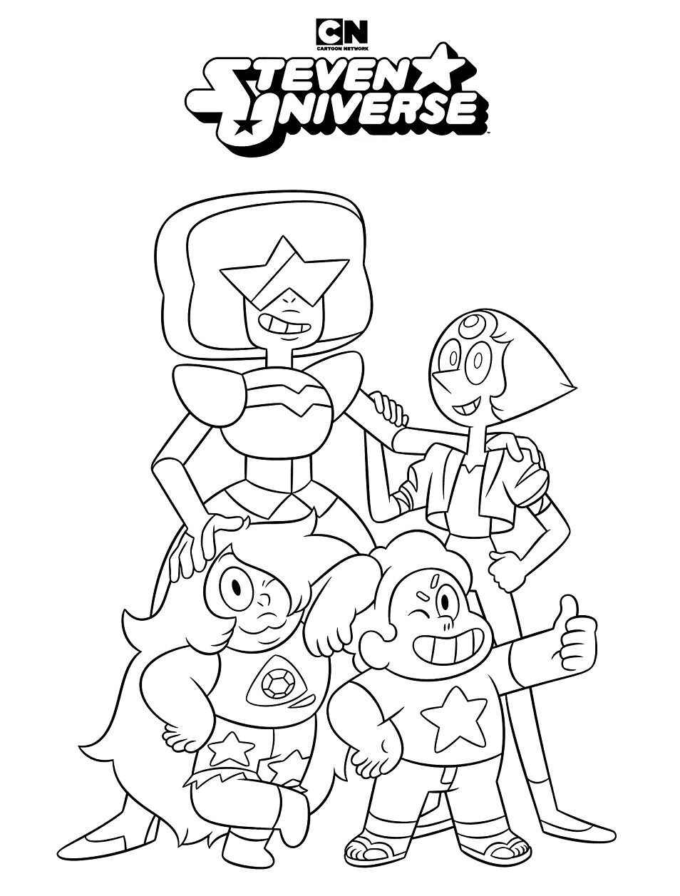 Desenho de Steven Universo Desenho Colorir Imprimir 09
