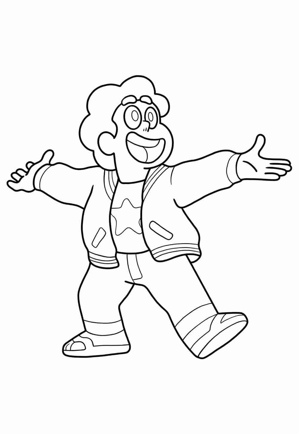 Desenho de Steven Universo Desenho Colorir Imprimir 14