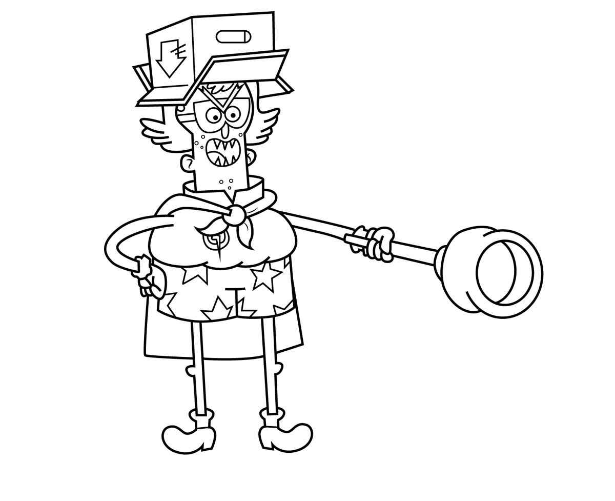 Desenho de Titio Avô Desenho Colorir Imprimir 04