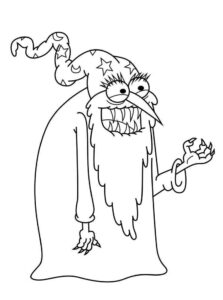 Desenho de Titio Avô Desenho Colorir Imprimir 06