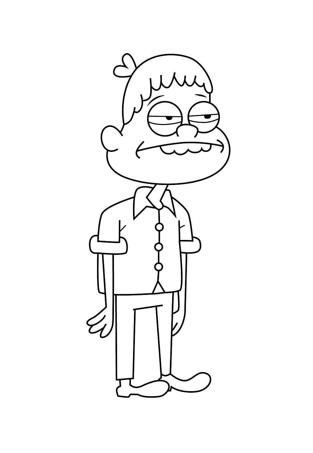 Desenho de Titio Avô Desenho Colorir Imprimir 19