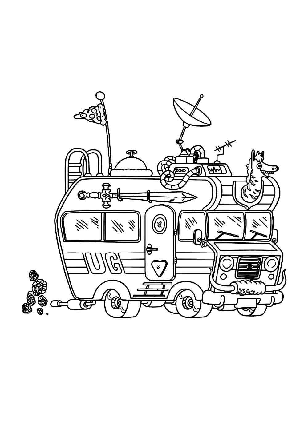 Desenho de Titio Avô Desenho Colorir Imprimir 20