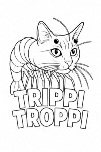 Desenho de Trippi Troppi Desenho Colorir Imprimir 1