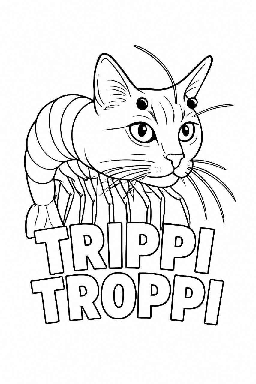 Desenho de Trippi Troppi Desenho Colorir Imprimir 1