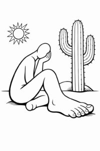 Desenho de Abaporu Desenho Colorir Imprimir 2