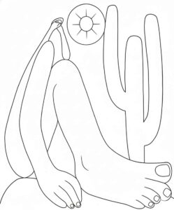 Desenho de Abaporu Desenho Colorir Imprimir 4