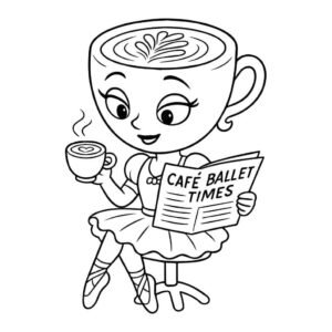 Desenho de Ballerina Capuccina Desenho Colorir Imprimir 05