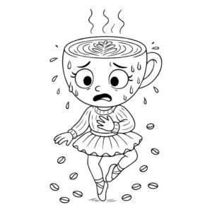 Desenho de Ballerina Capuccina Desenho Colorir Imprimir 06