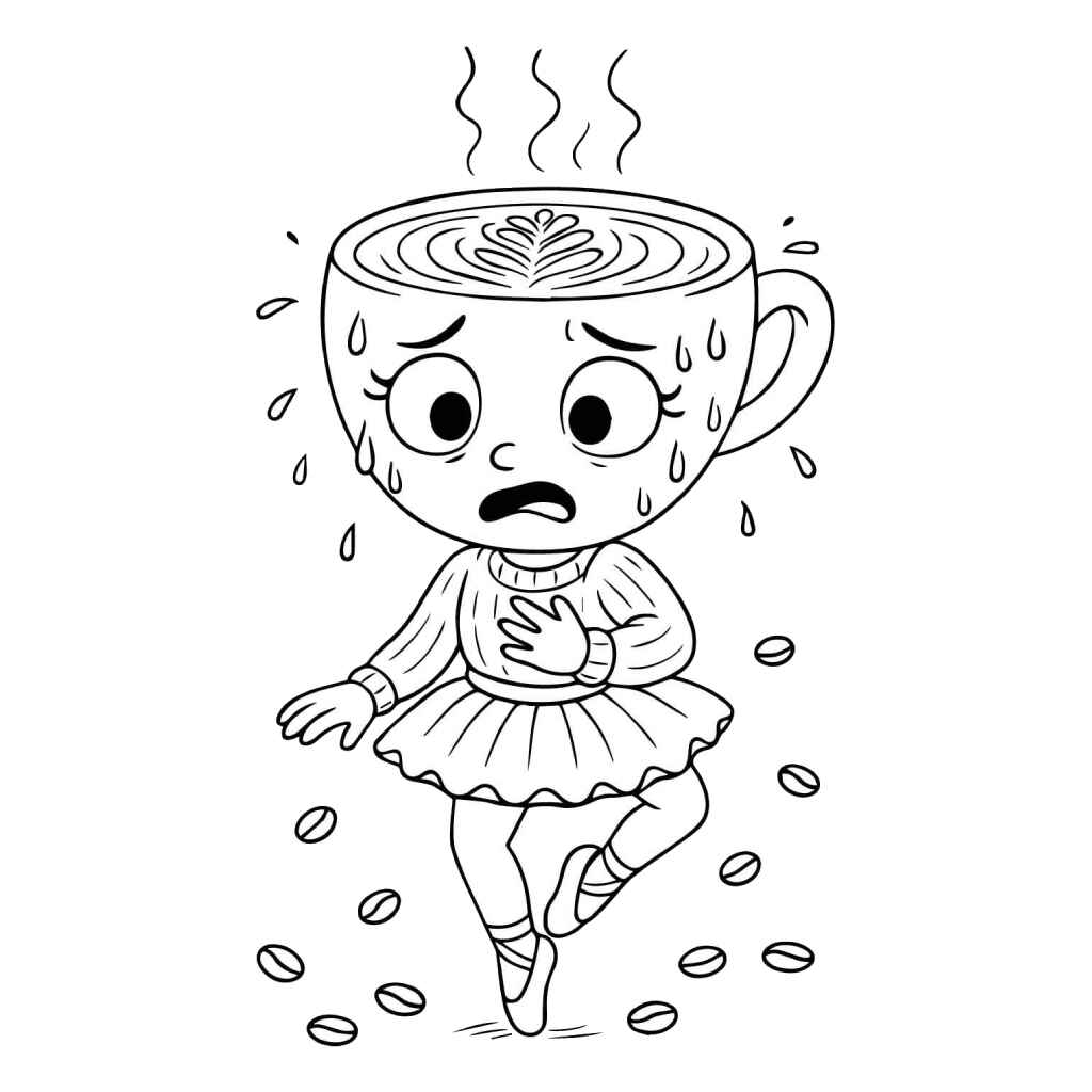 Desenho de Ballerina Capuccina Desenho Colorir Imprimir 06