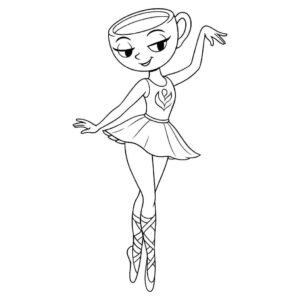 Desenho de Ballerina Capuccina Desenho Colorir Imprimir 10