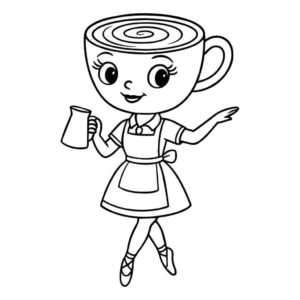 Desenho de Ballerina Capuccina Desenho Colorir Imprimir 11
