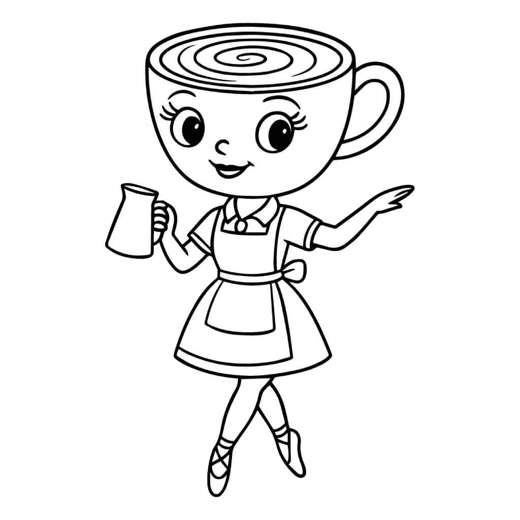 Desenho de Ballerina Capuccina Desenho Colorir Imprimir 11