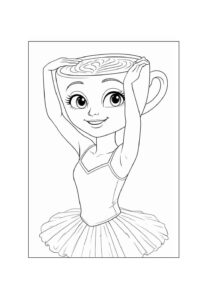 Desenho de Ballerina Capuccina Desenho Colorir Imprimir 14