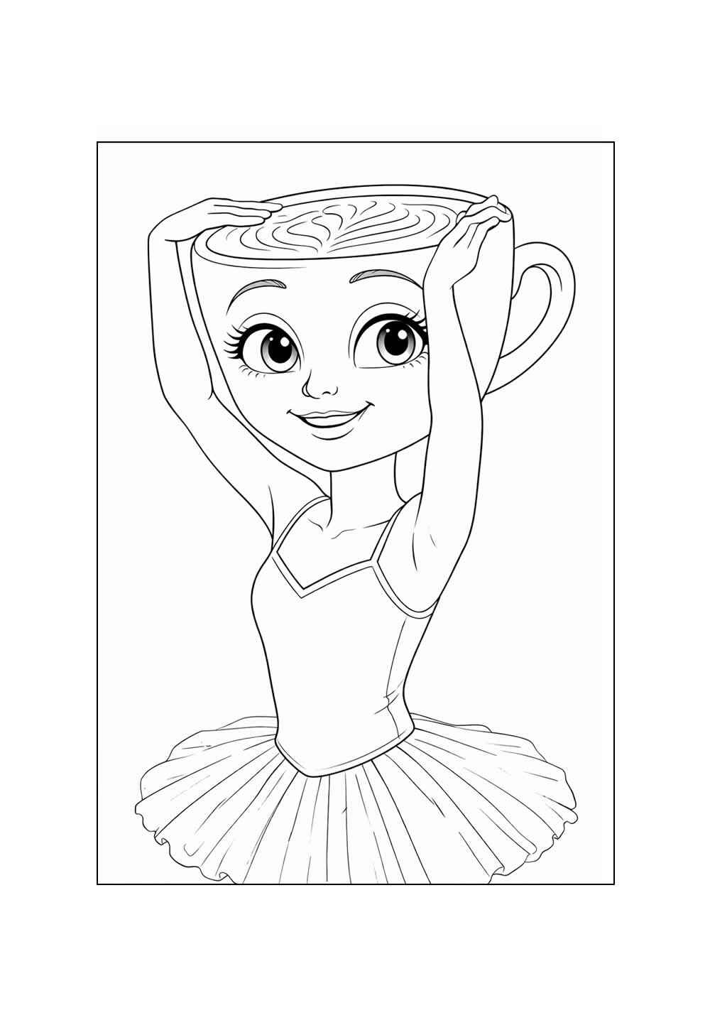 Desenho de Ballerina Capuccina Desenho Colorir Imprimir 14