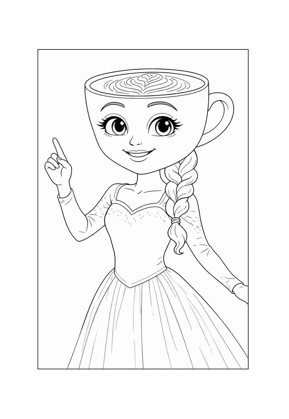 Desenho de Ballerina Capuccina Desenho Colorir Imprimir 15
