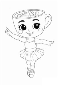 Desenho de Ballerina Capuccina Desenho Colorir Imprimir 17