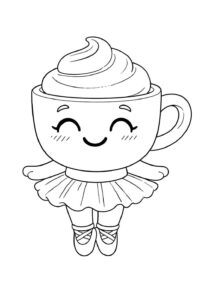 Desenho de Ballerina Capuccina Desenho Colorir Imprimir 18