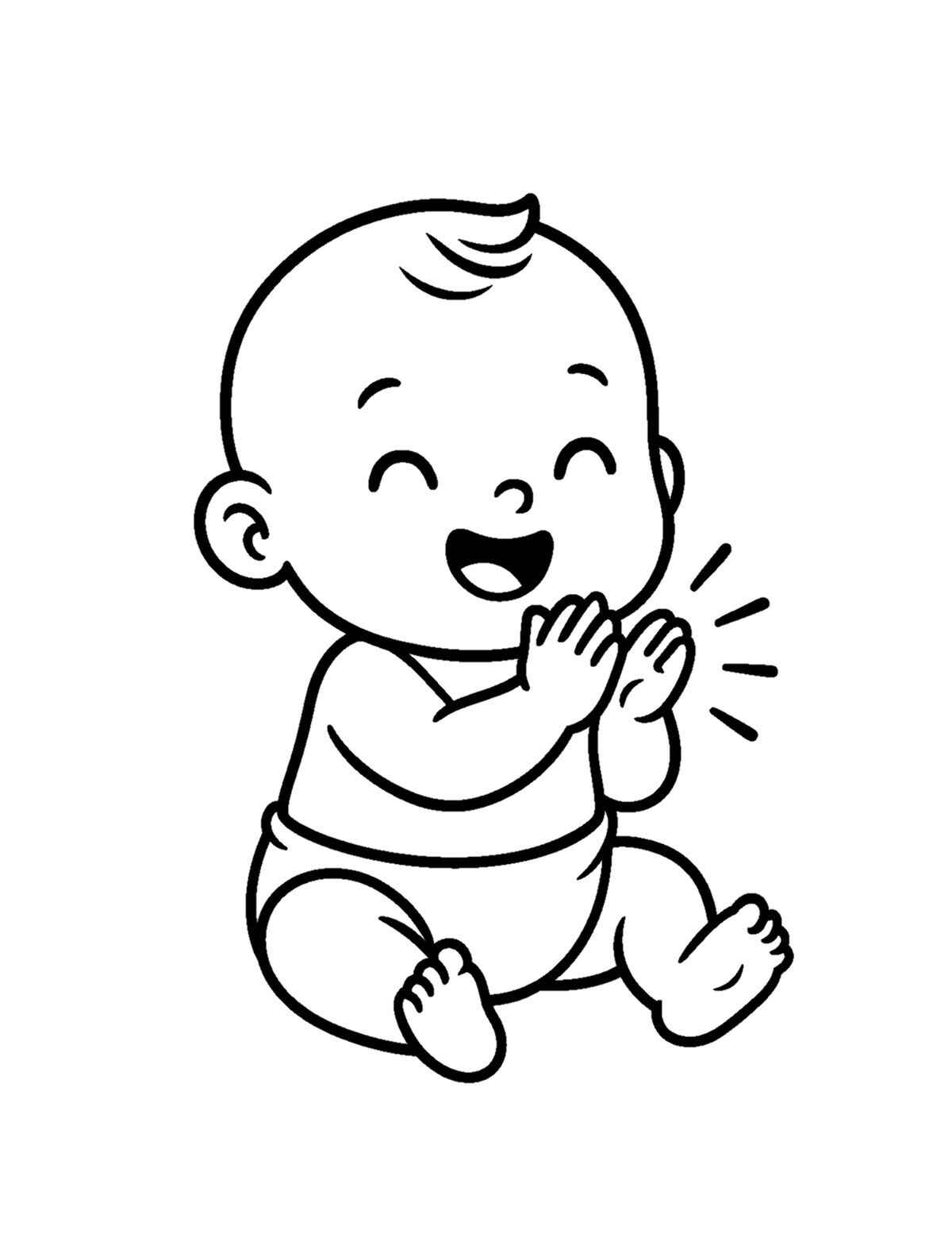 Bebe Desenho Colorir Imprimir 04