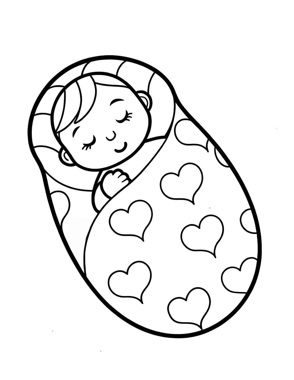 Desenho de Bebe Desenho Colorir Imprimir 05