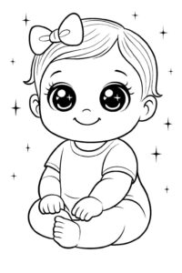 Desenho de Bebe Desenho Colorir Imprimir 06