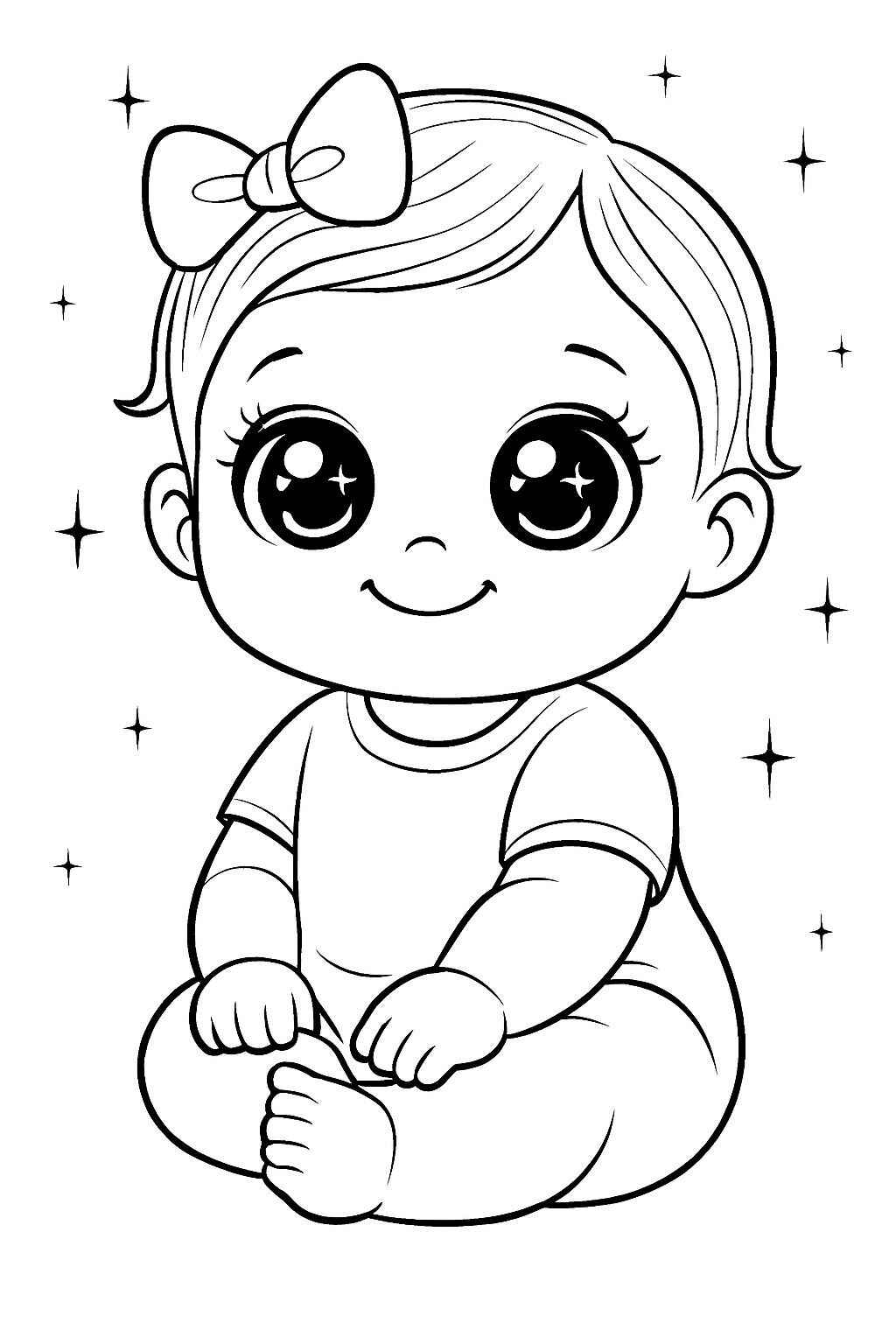 Desenho de Bebe Desenho Colorir Imprimir 06