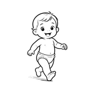 Desenho de Bebe Desenho Colorir Imprimir 08