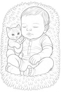 Desenho de Bebe Desenho Colorir Imprimir 09