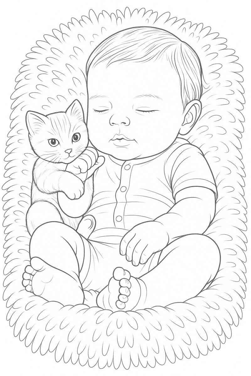 Desenho de Bebe Desenho Colorir Imprimir 09