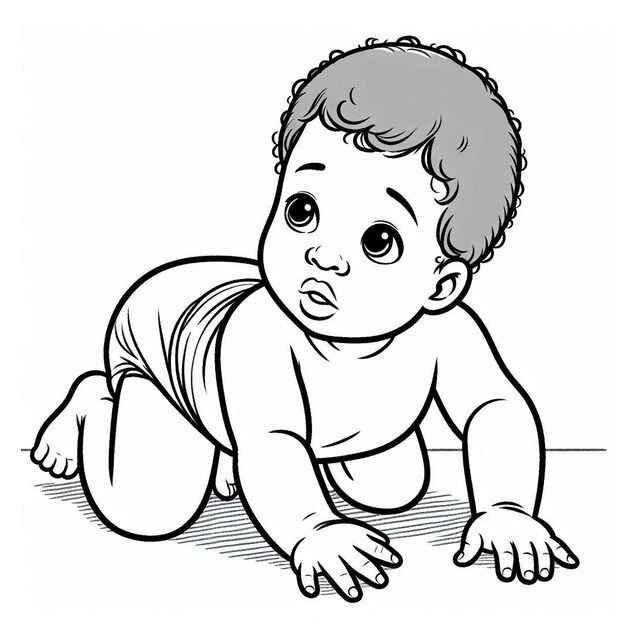 Desenho de Bebe Desenho Colorir Imprimir 11