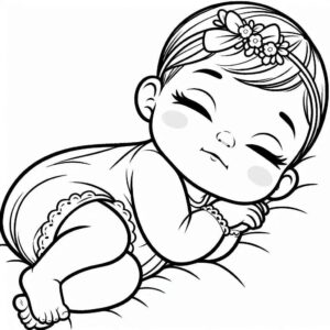 Desenho de Bebe Desenho Colorir Imprimir 16