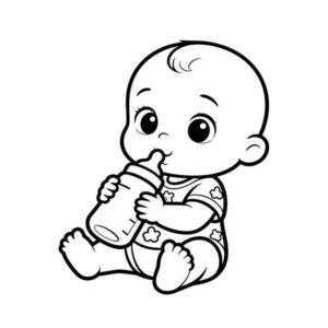 Desenho de Bebe Desenho Colorir Imprimir 21
