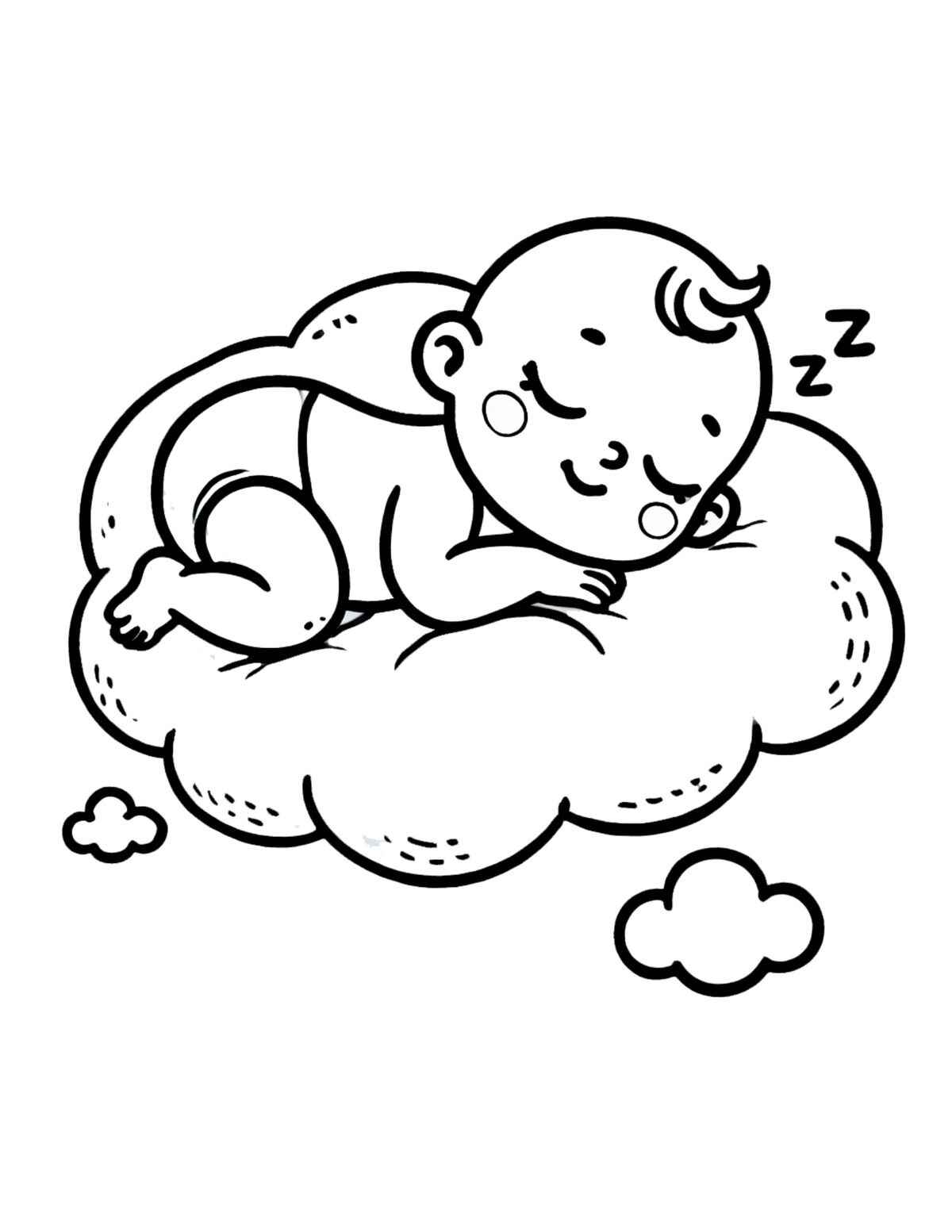 Bebe Desenho Colorir Imprimir 22