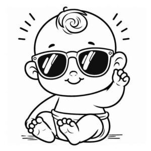 Desenho de Bebe Desenho Colorir Imprimir 25