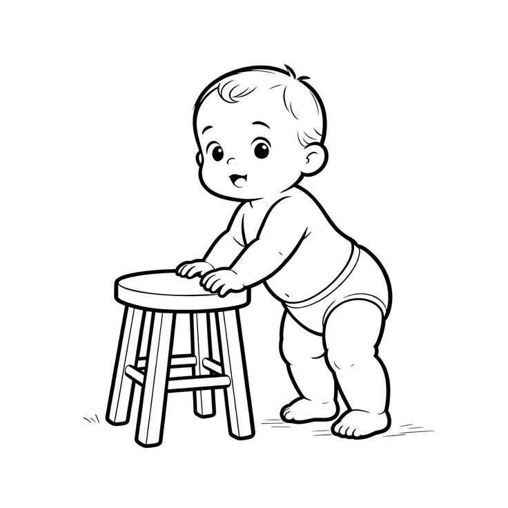 Desenho de Bebe Desenho Colorir Imprimir 26