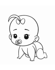 Desenho de Bebe Desenho Colorir Imprimir 30