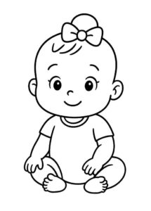 Desenho de Bebe Desenho Colorir Imprimir 32