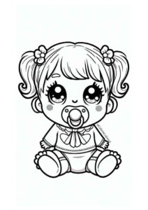 Desenho de Bebe Desenho Colorir Imprimir 34