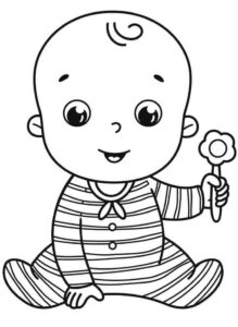 Desenho de Bebe Desenho Colorir Imprimir 35
