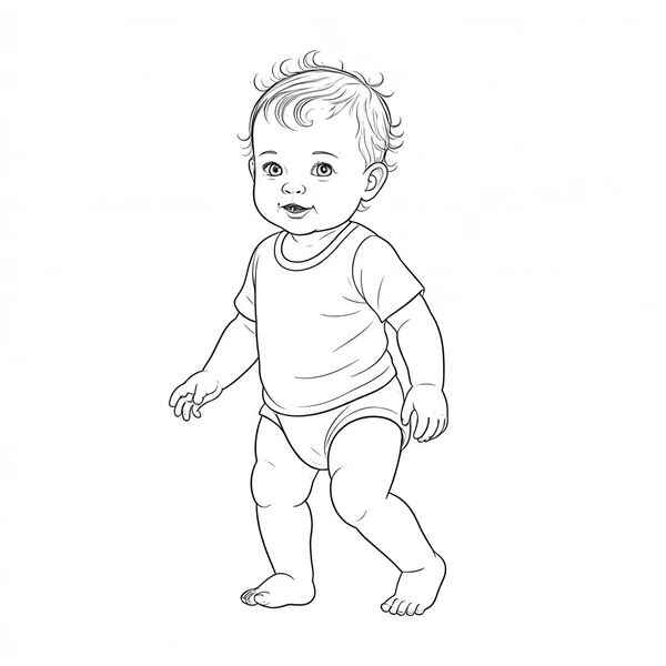 Desenho de Bebe Desenho Colorir Imprimir 41