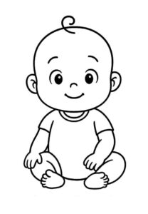 Desenho de Bebe Desenho Colorir Imprimir 46